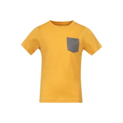 Online Bergans Myske Wool Kids Tee - Light Golden Yellow