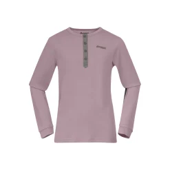 Best Bergans Myske Wool Youth Shirt - Lilac Chalk