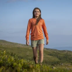 Best Sale Bergans Myske Wool Youth Shirt - Cantaloupe