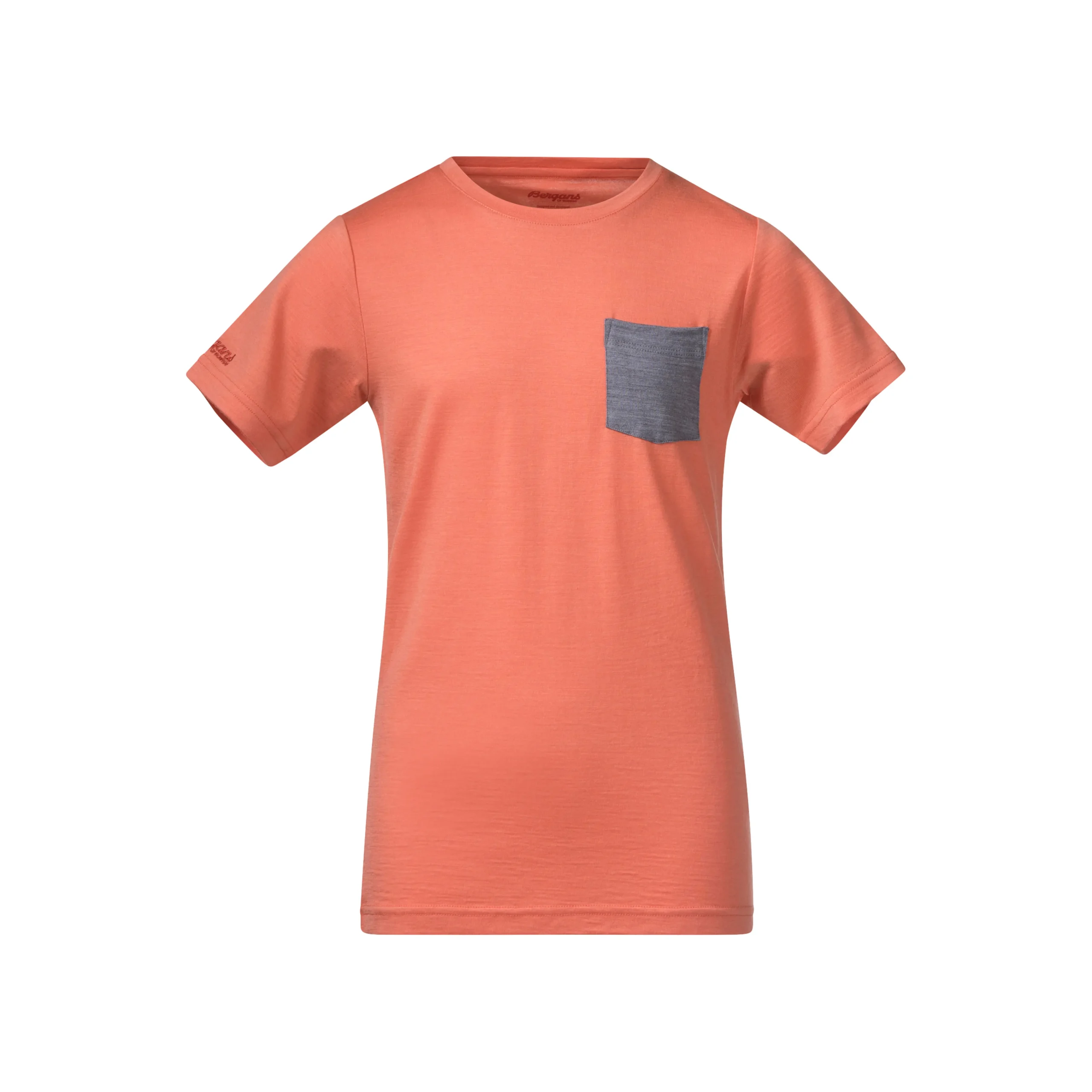 Fashion Bergans Myske Wool Youth Tee - Cantaloupe