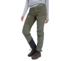 Fashion Bergans Nordmarka Favor Outdoor Pants Women - Green Mud