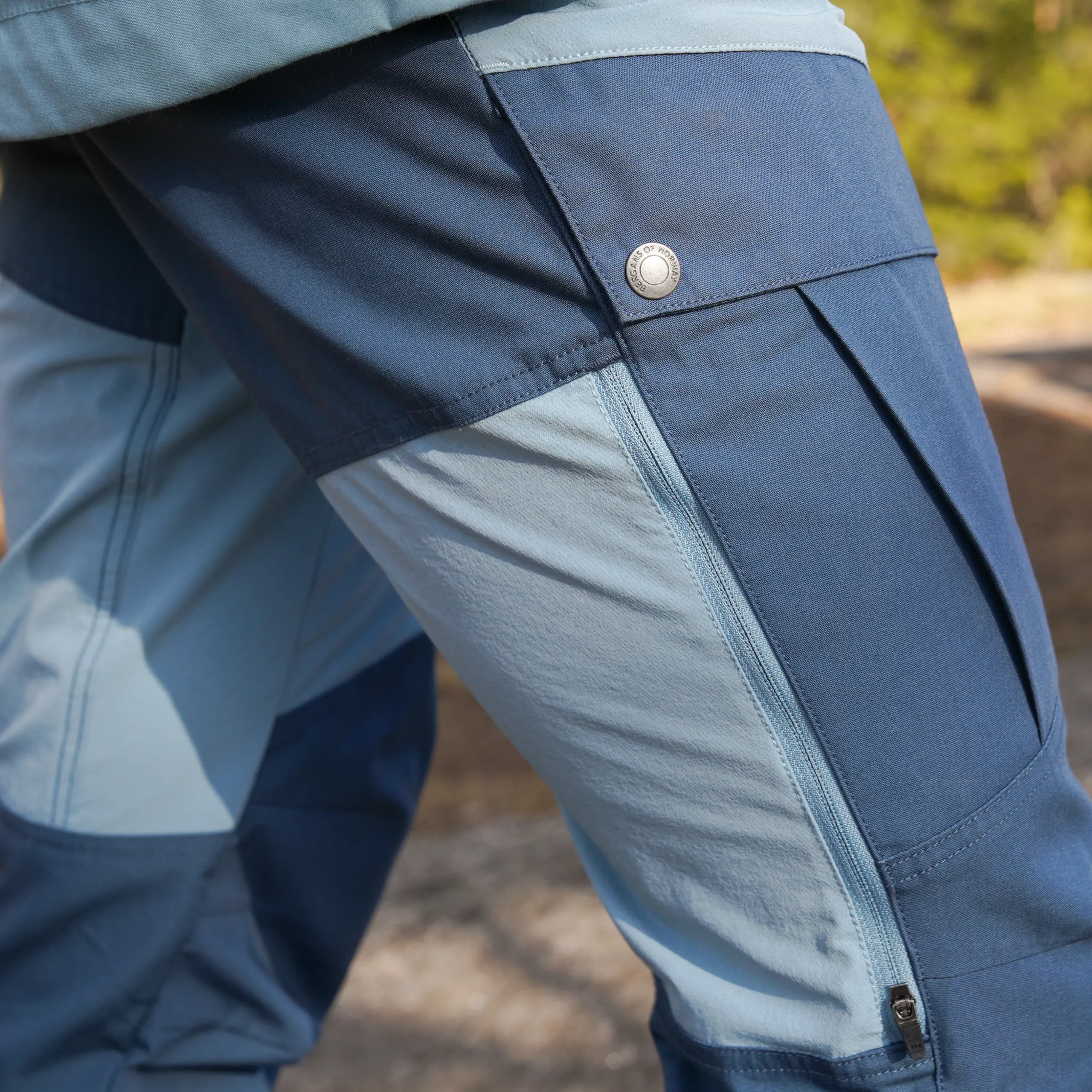 Online Bergans Nordmarka Favor Outdoor Pants Women - Orion Blue / Smoke Blue