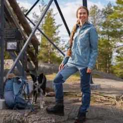 Online Bergans Nordmarka Favor Outdoor Pants Women - Orion Blue / Smoke Blue