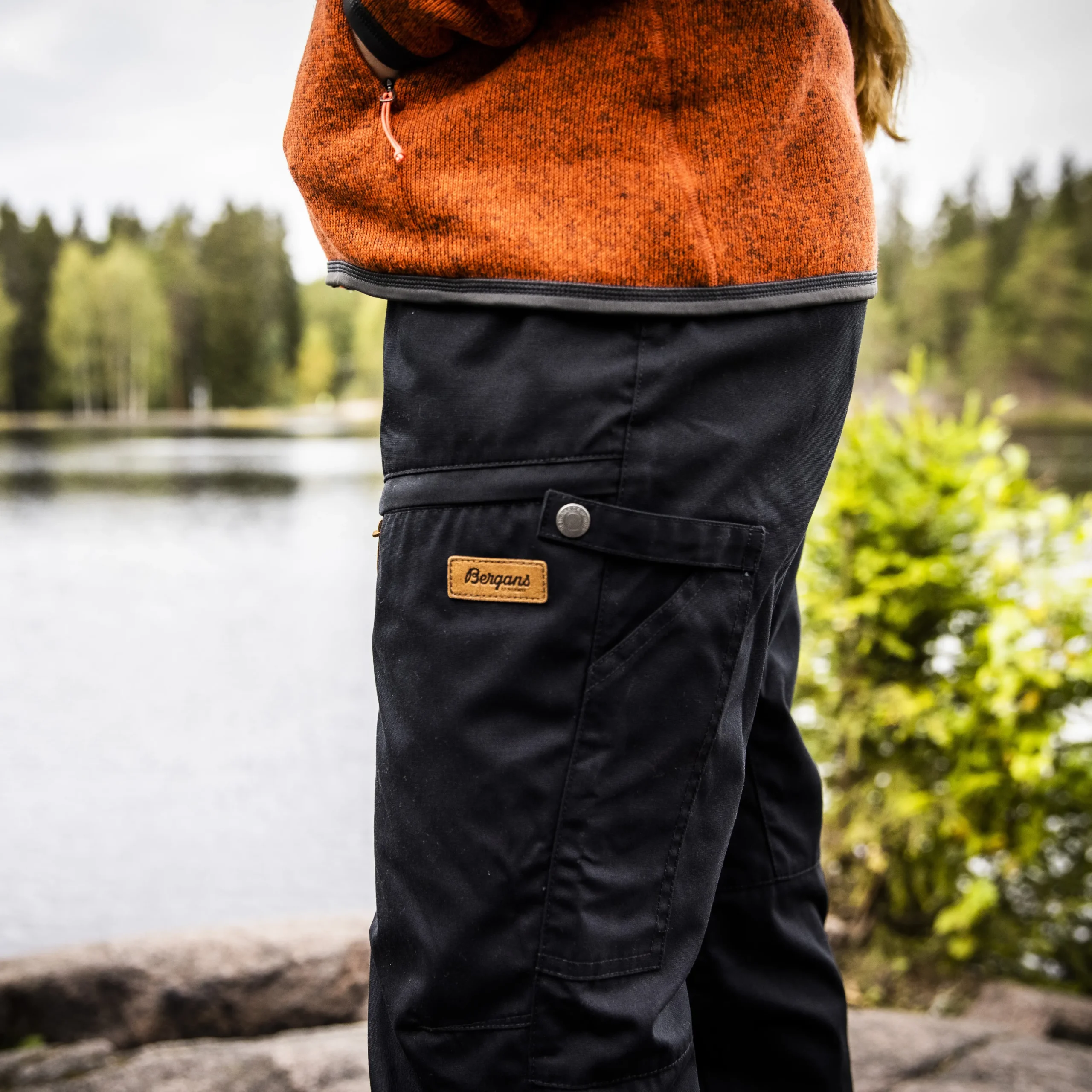 New Bergans Nordmarka Favor Outdoor Pants Women - Dark Shadow Grey