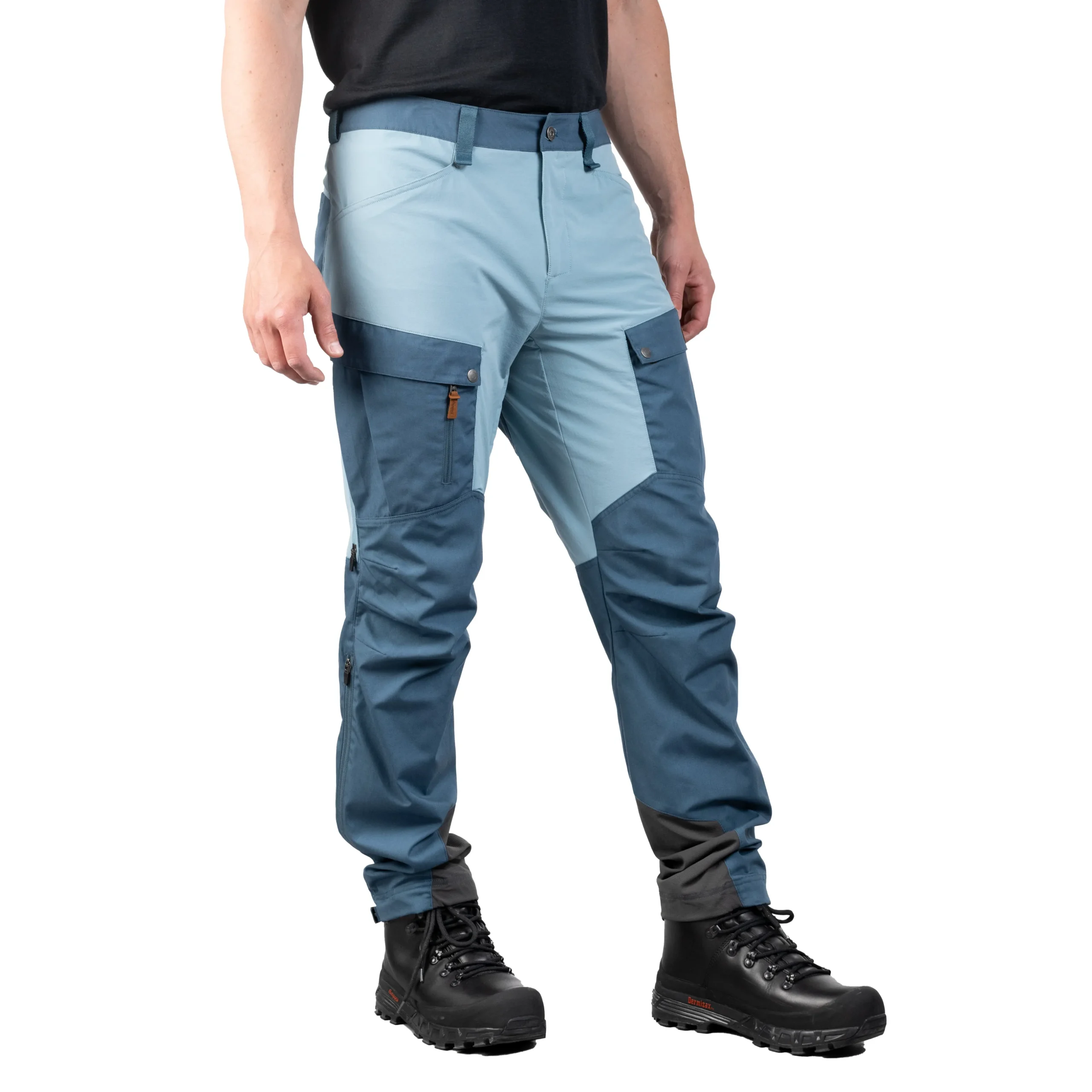 New Bergans Nordmarka Favor Outdoor Pants Men - Orion Blue / Smoke Blue