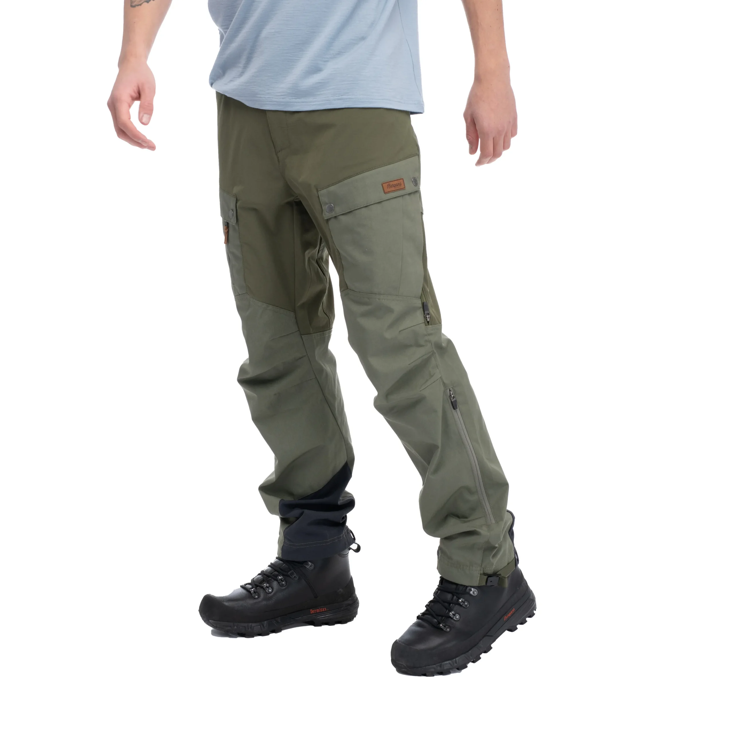 Discount Bergans Nordmarka Favor Outdoor Pants Men - Green Mud