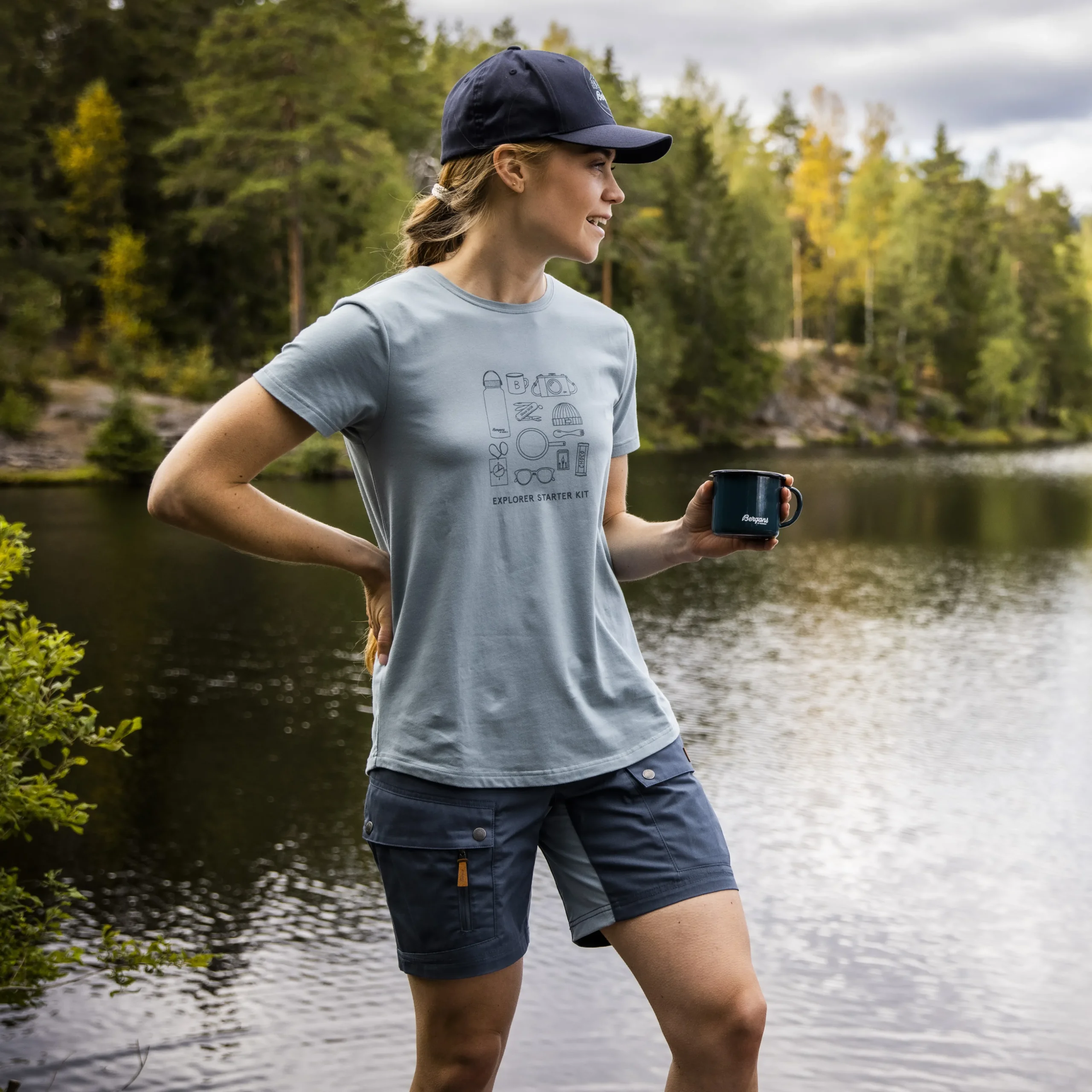 Clearance Bergans Nordmarka Favor Outdoor Shorts Women - Orion Blue