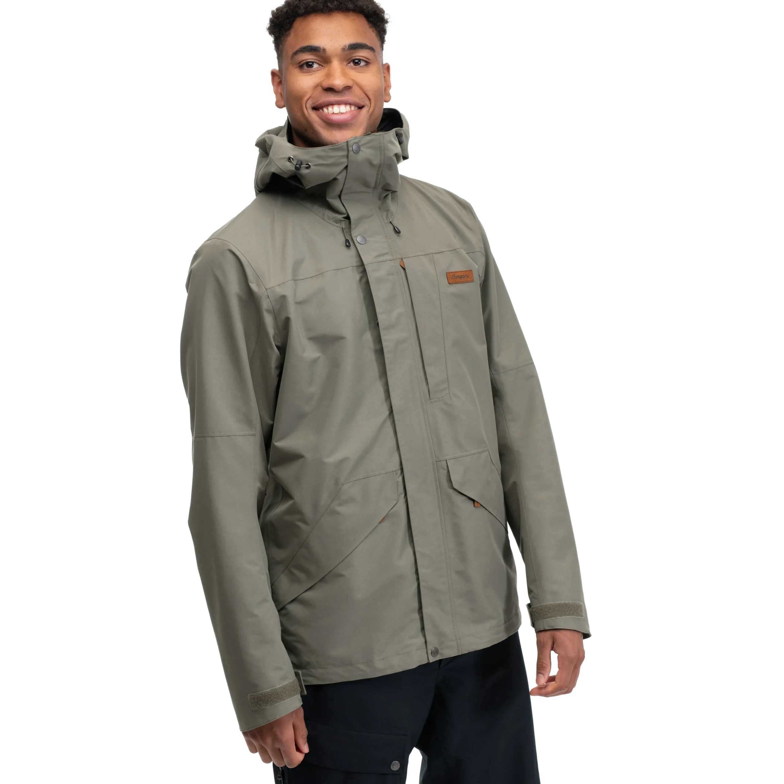 Hot Bergans Nordmarka 2L Shell Jacket Men - Green Mud