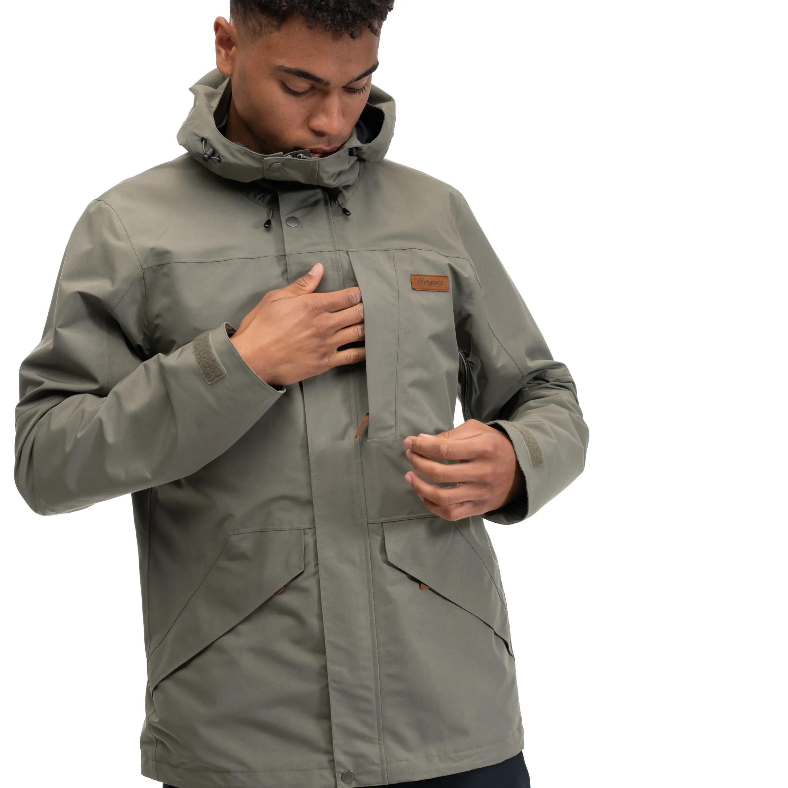 Hot Bergans Nordmarka 2L Shell Jacket Men - Green Mud