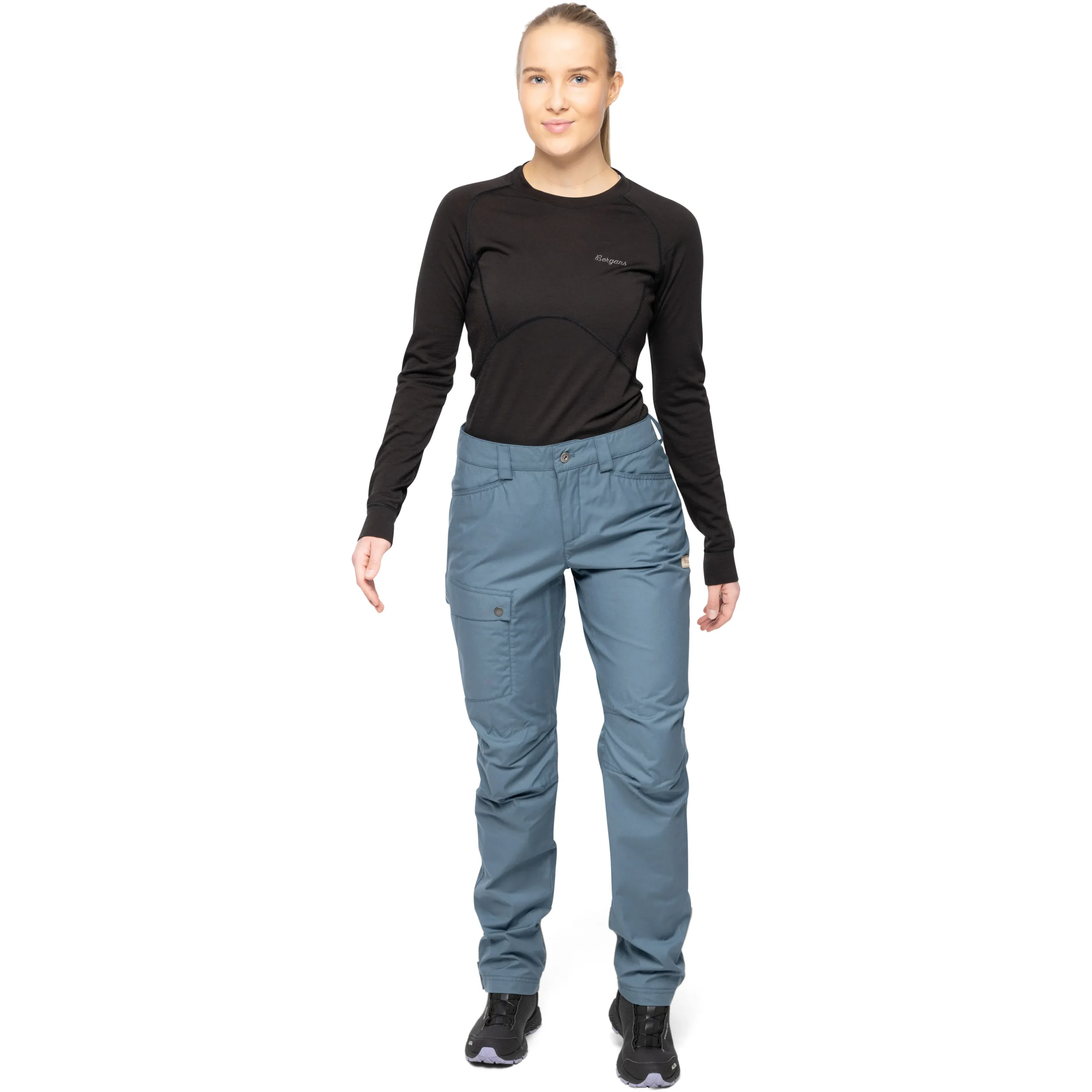 Best Bergans Nordmarka Leaf Light Pants Women - Orion Blue