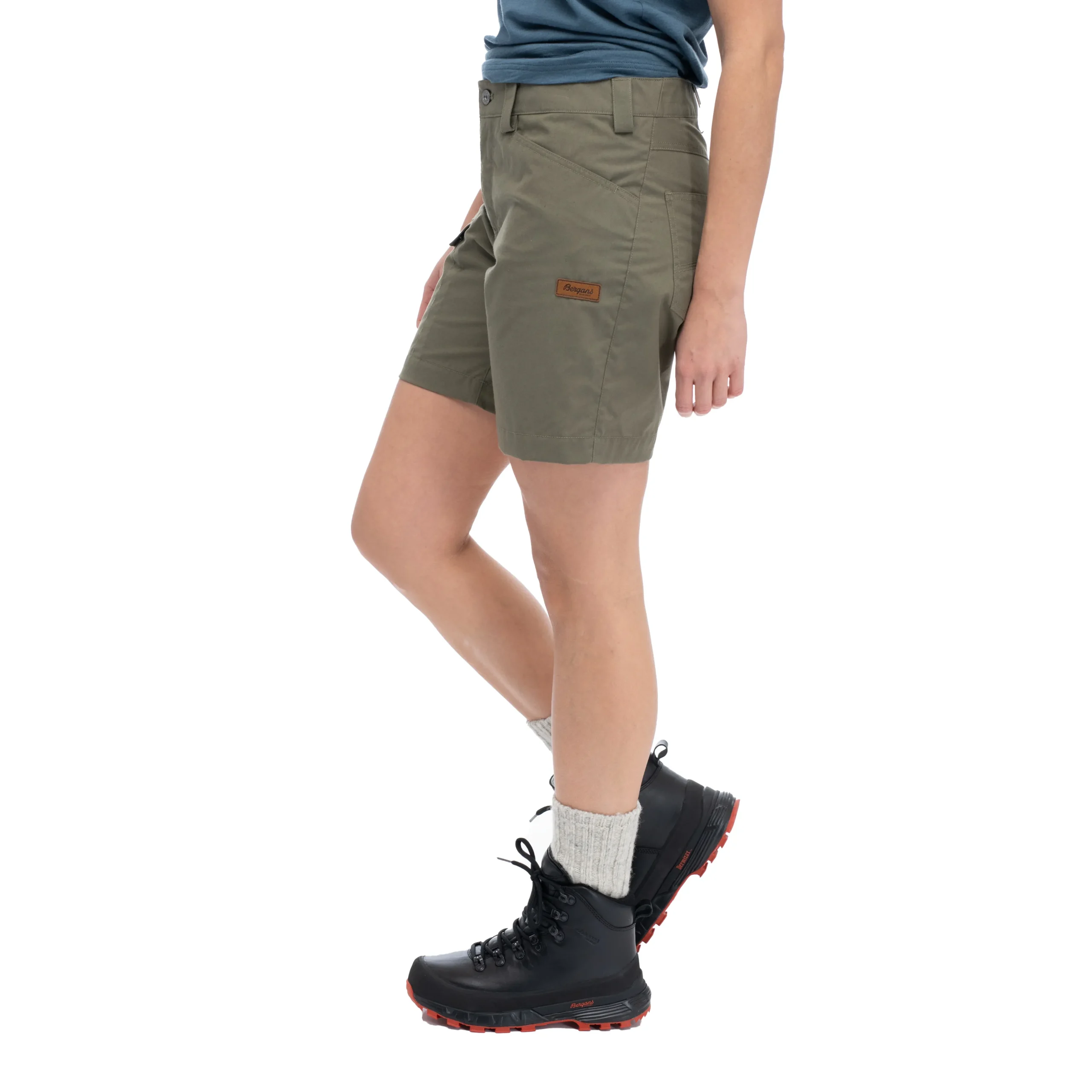 Best Bergans Nordmarka Leaf Light Shorts Women - GreenMud
