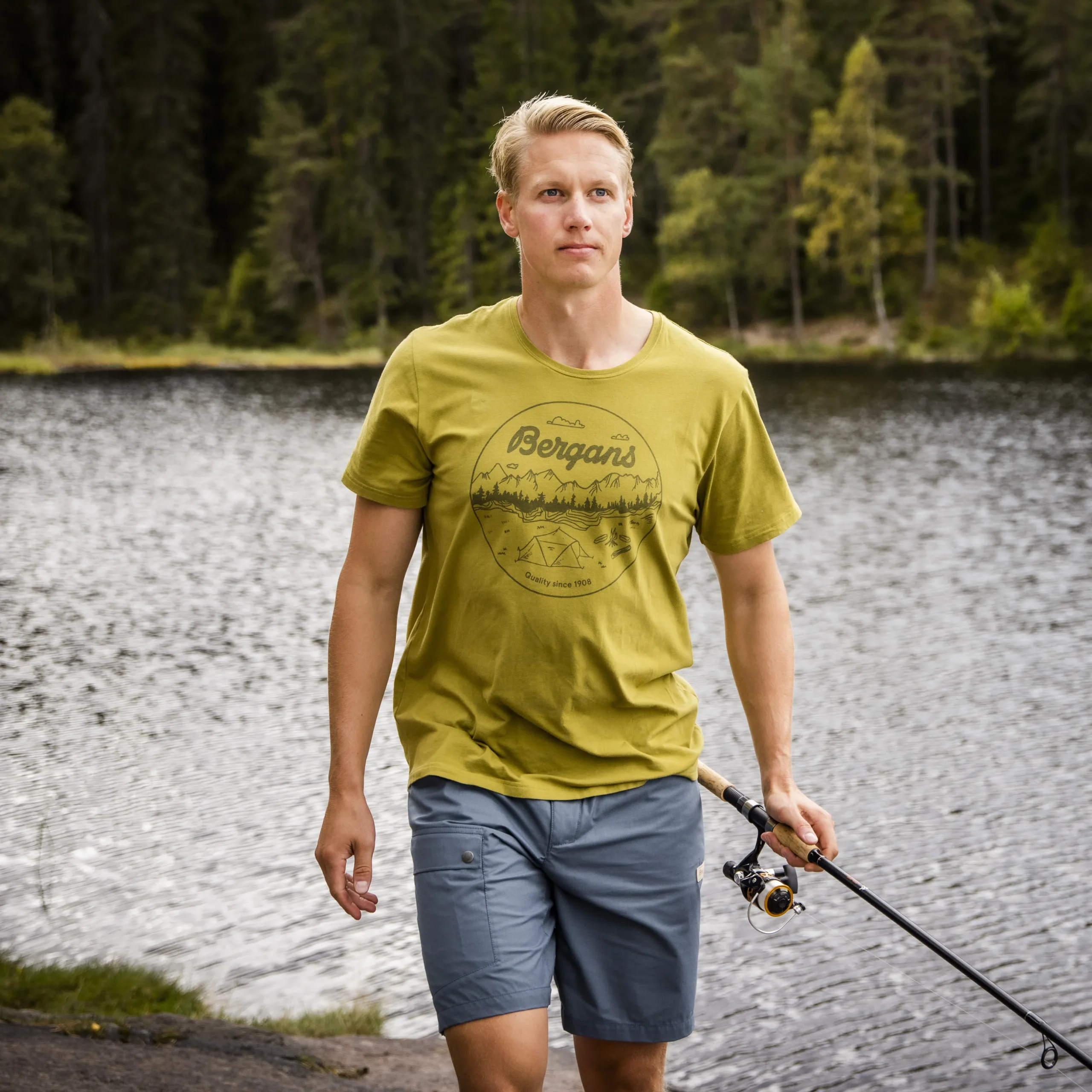 Discount Bergans Nordmarka Leaf Light Shorts Men - Orion Blue