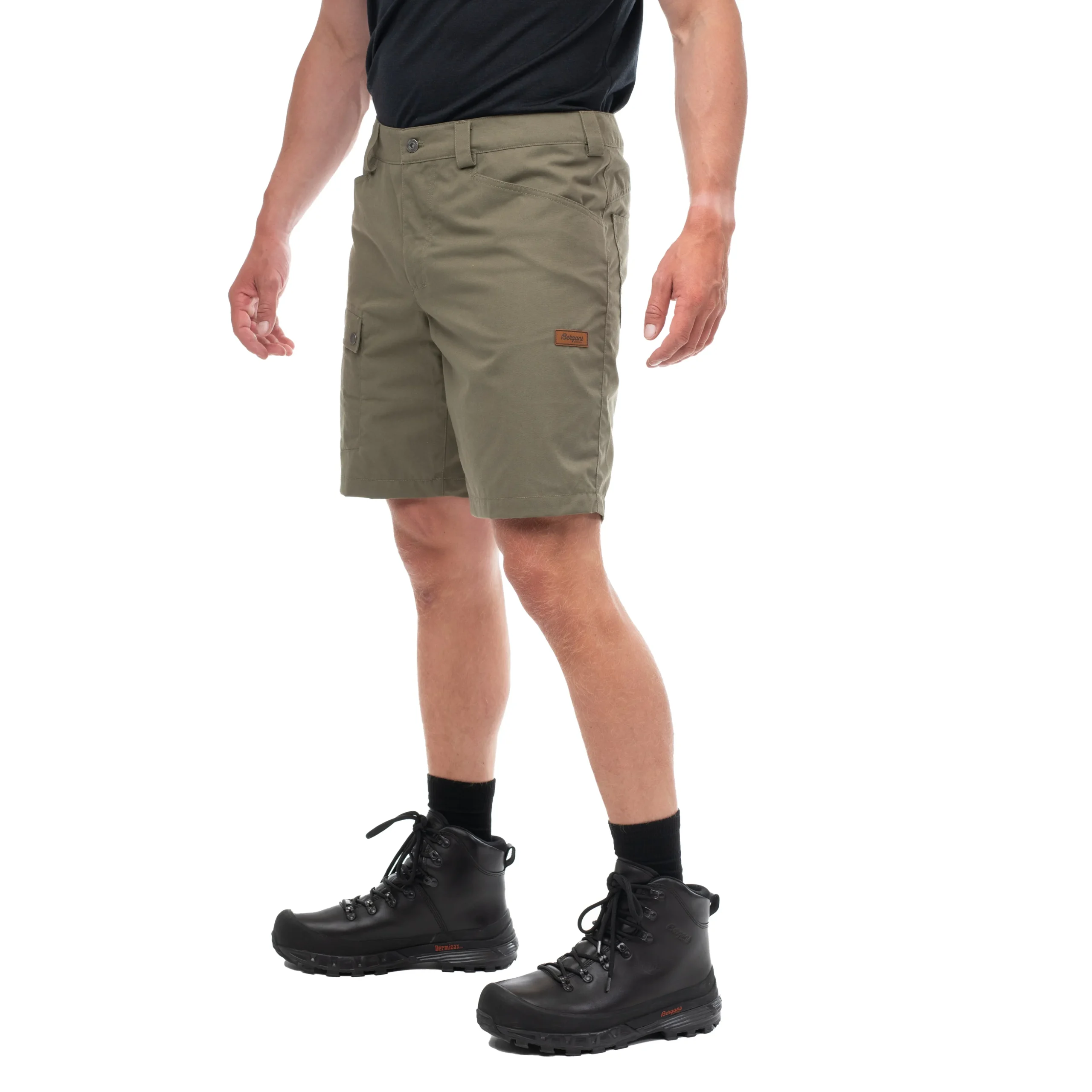 Outlet Bergans Nordmarka Leaf Light Shorts Men - GreenMud