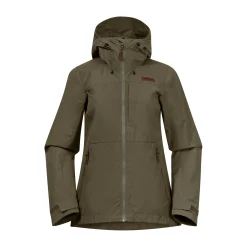 Sale Bergans Nordmarka Leaf Light Wind Jacket Women - Green Mud