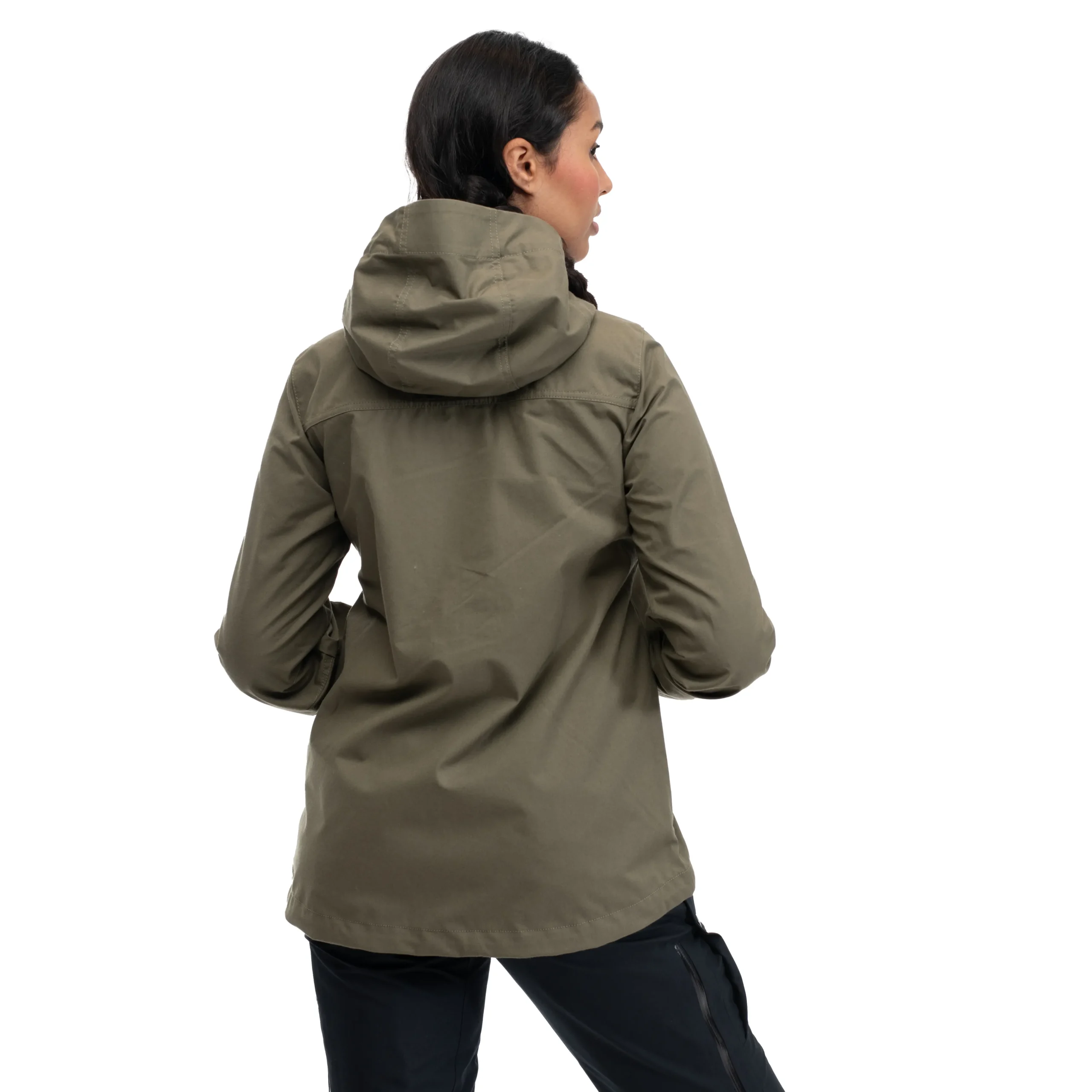 Sale Bergans Nordmarka Leaf Light Wind Jacket Women - Green Mud