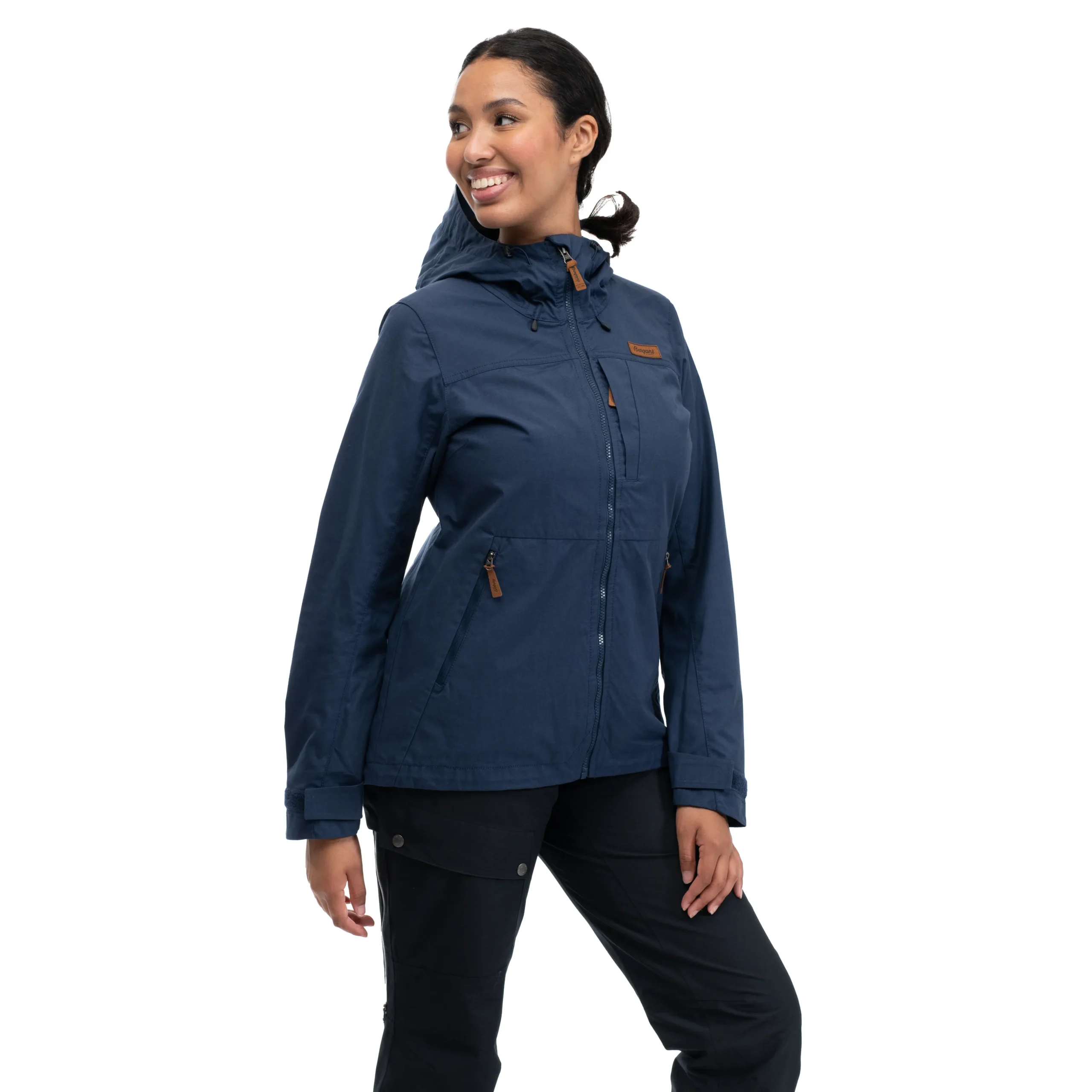 Store Bergans Nordmarka Leaf Light Wind Jacket Women - Navy