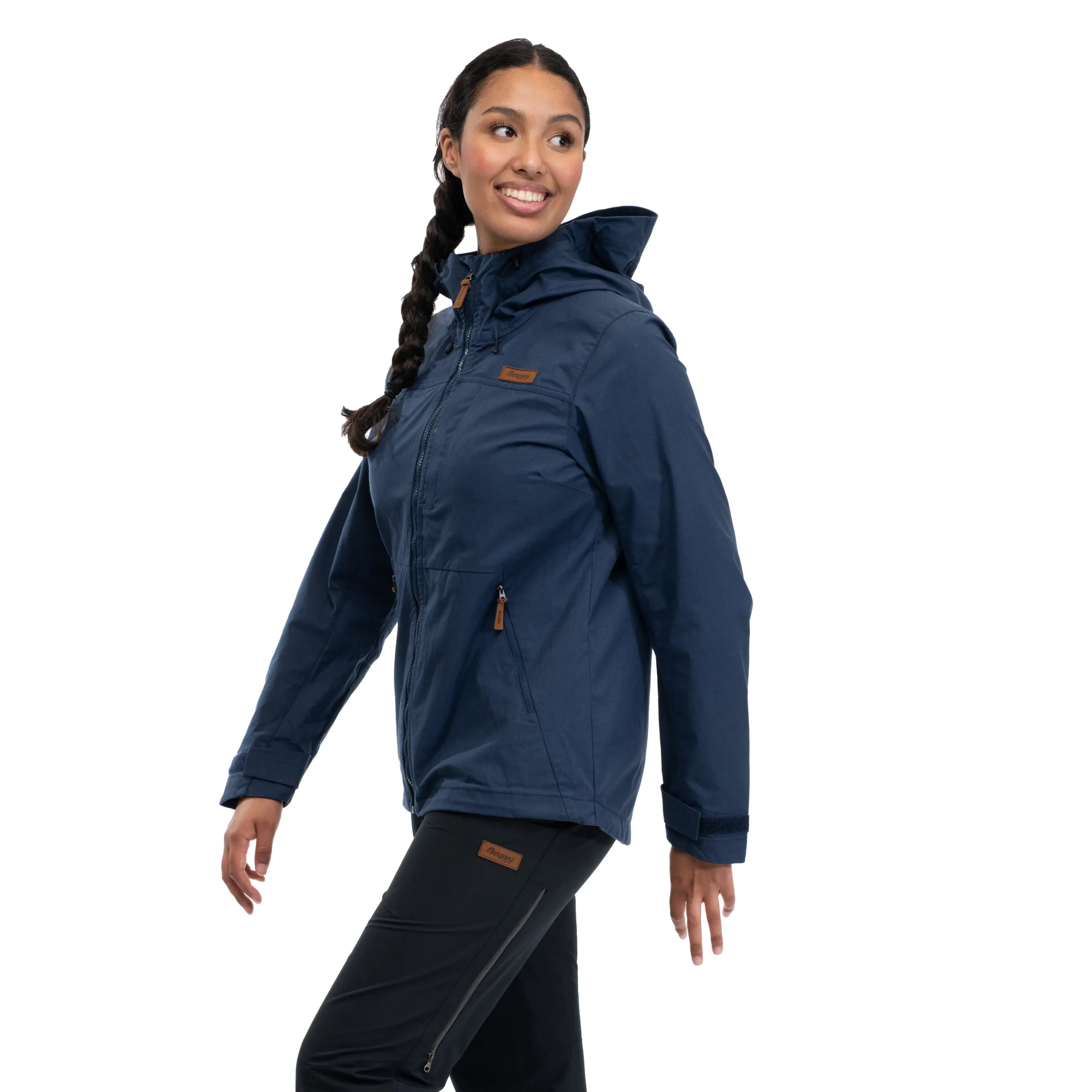 Store Bergans Nordmarka Leaf Light Wind Jacket Women - Navy
