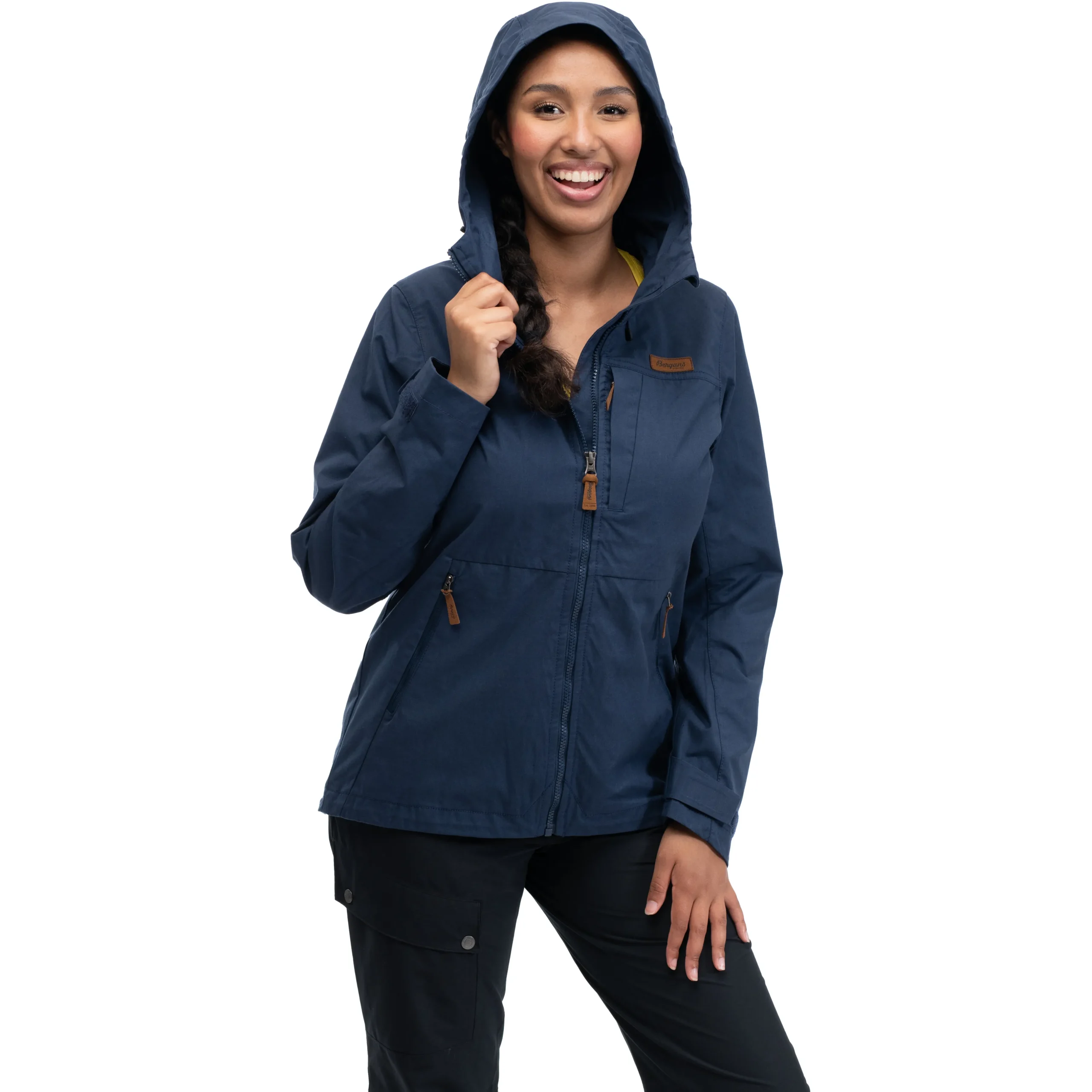 Store Bergans Nordmarka Leaf Light Wind Jacket Women - Navy