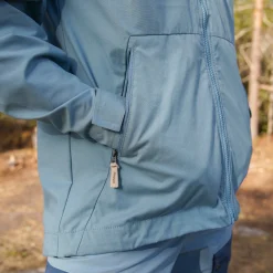 Sale Bergans Nordmarka Leaf Light Wind Jacket Women - Smoke Blue