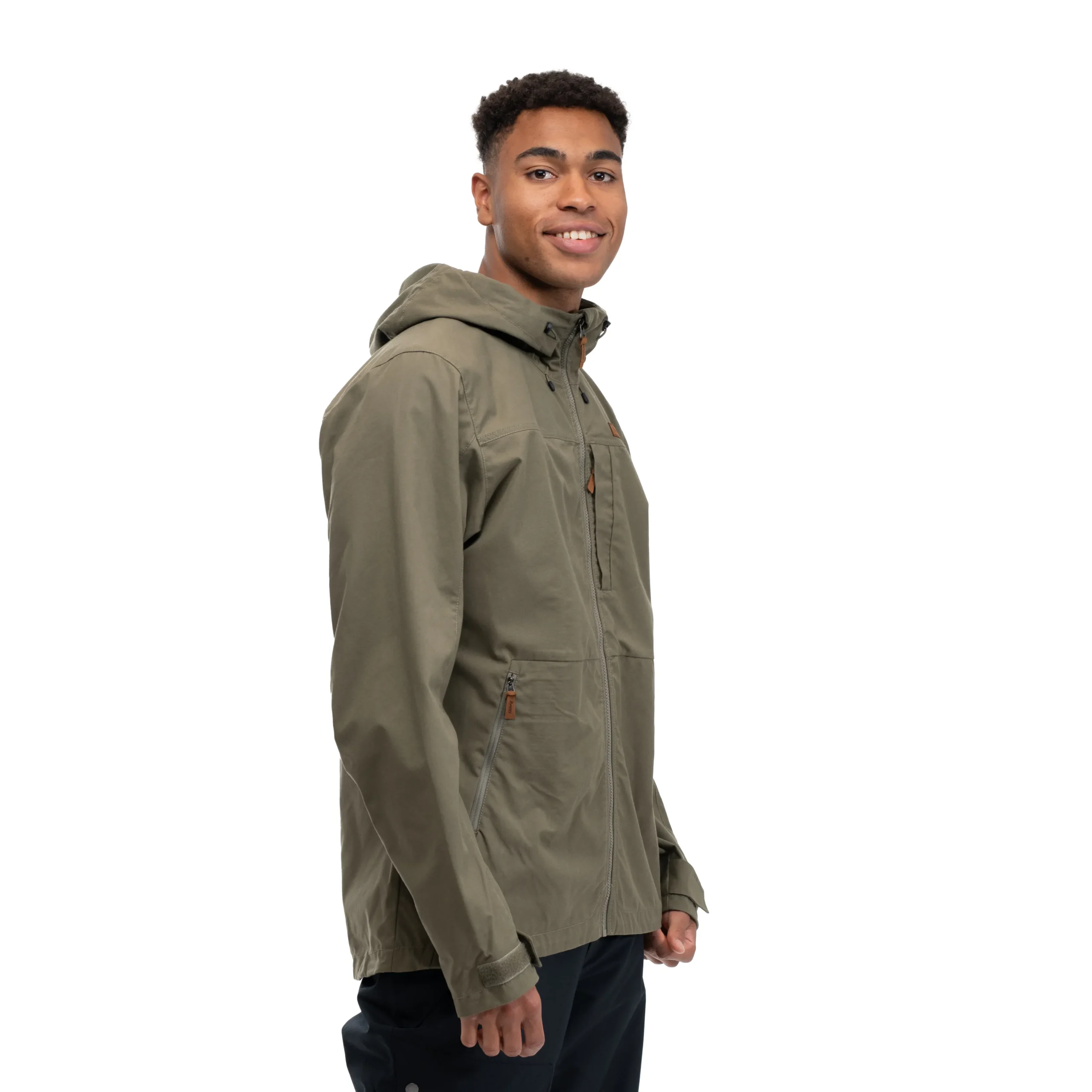 Fashion Bergans Nordmarka Leaf Light Wind Jacket Men - Green Mud