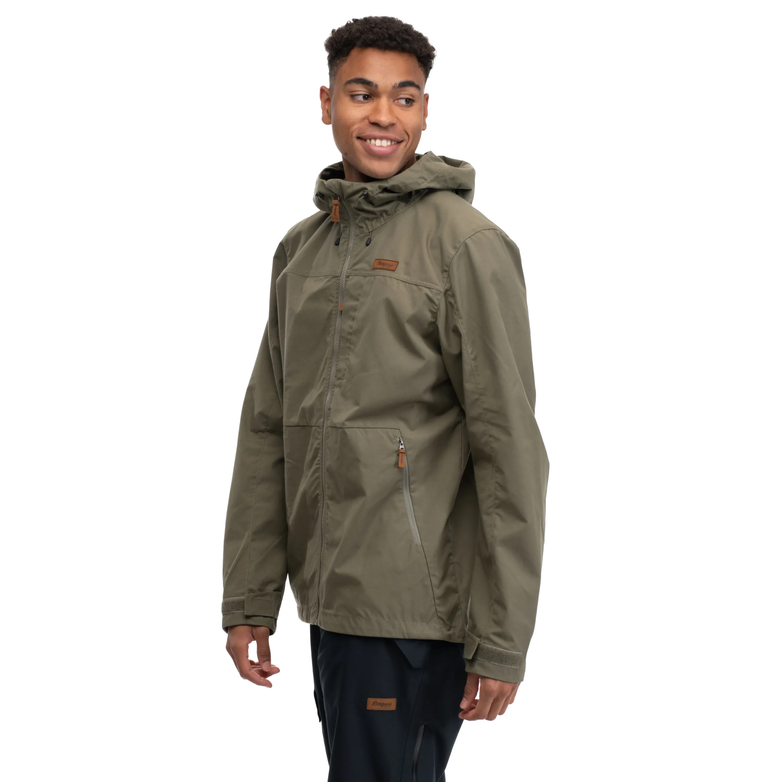 Fashion Bergans Nordmarka Leaf Light Wind Jacket Men - Green Mud