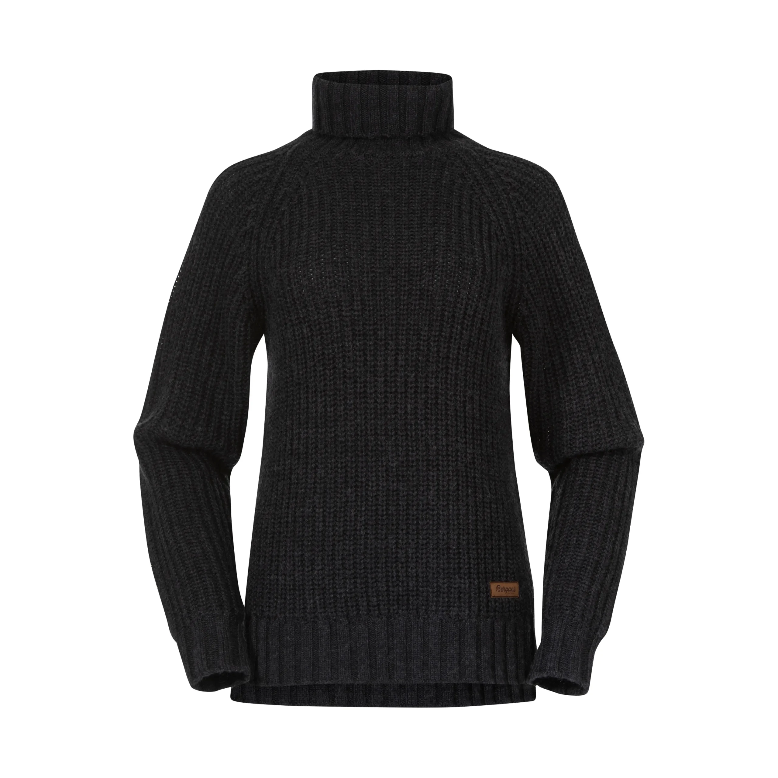 Store Bergans Nordmarka Merino High Neck Jumper Women - Dark Shadow Grey