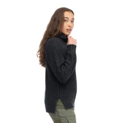 Store Bergans Nordmarka Merino High Neck Jumper Women - Dark Shadow Grey