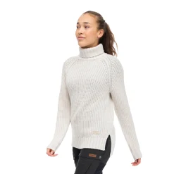 Cheap Bergans Nordmarka Merino High Neck Jumper Women - Vanilla White