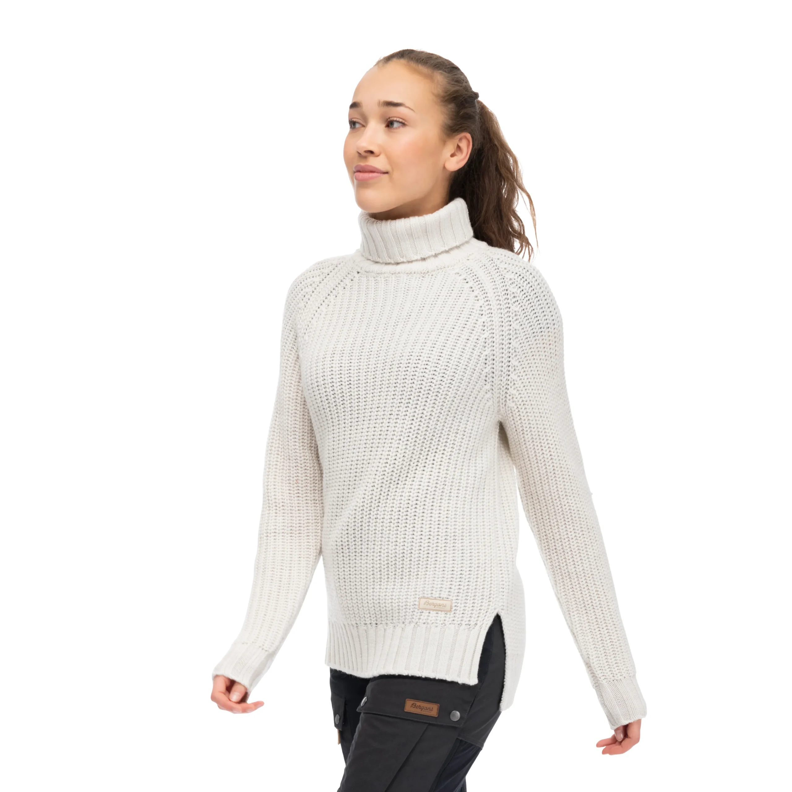 Cheap Bergans Nordmarka Merino High Neck Jumper Women - Vanilla White