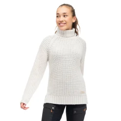Cheap Bergans Nordmarka Merino High Neck Jumper Women - Vanilla White