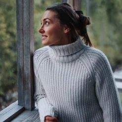 Cheap Bergans Nordmarka Merino High Neck Jumper Women - Vanilla White