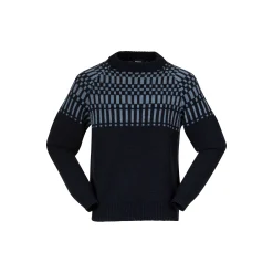 Shop Bergans Nordmarka Merino Jumper Men - Navy Blue / Husky Blue