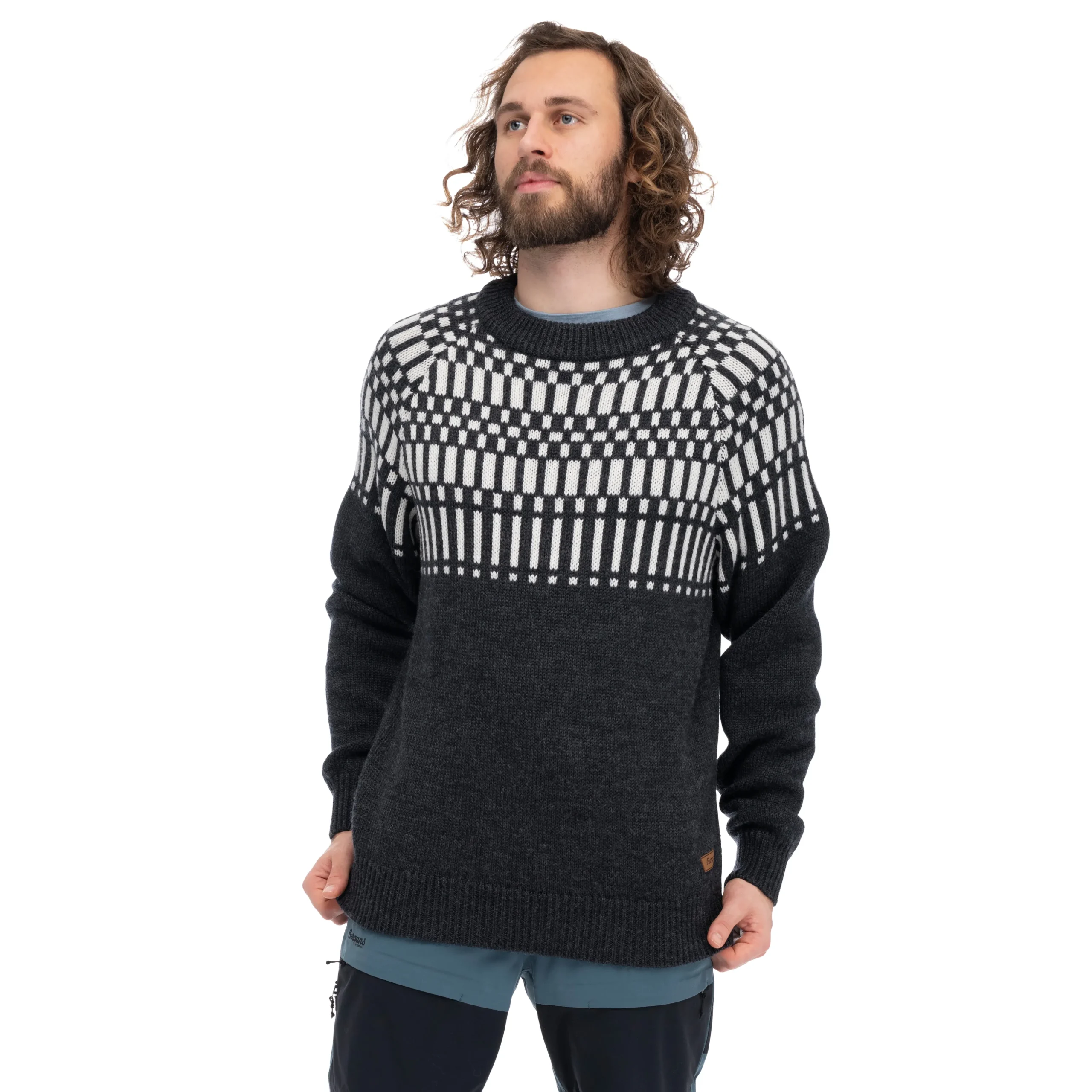 Cheap Bergans Nordmarka Merino Jumper Men - Dark Shadow Grey / Aluminium