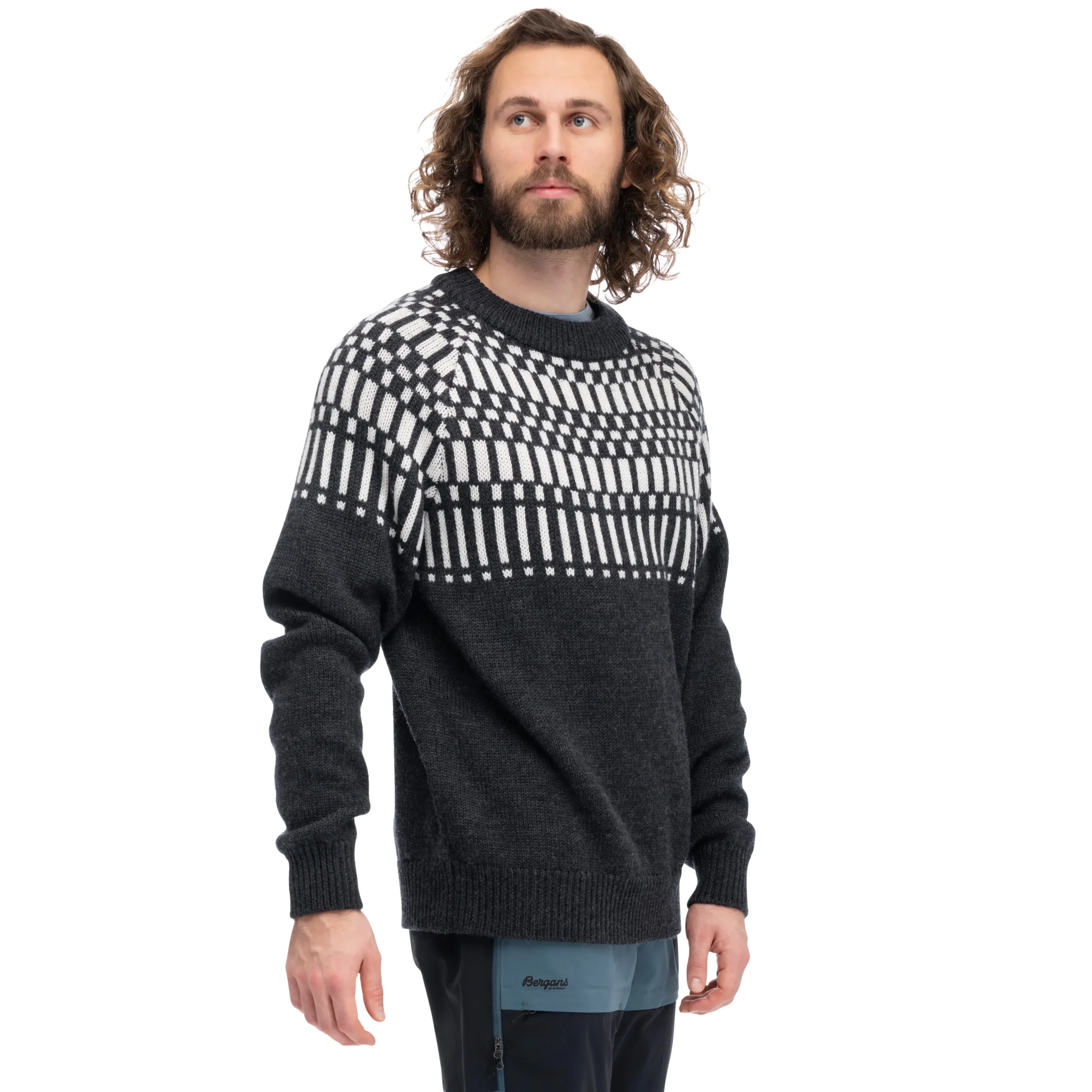 Cheap Bergans Nordmarka Merino Jumper Men - Dark Shadow Grey / Aluminium