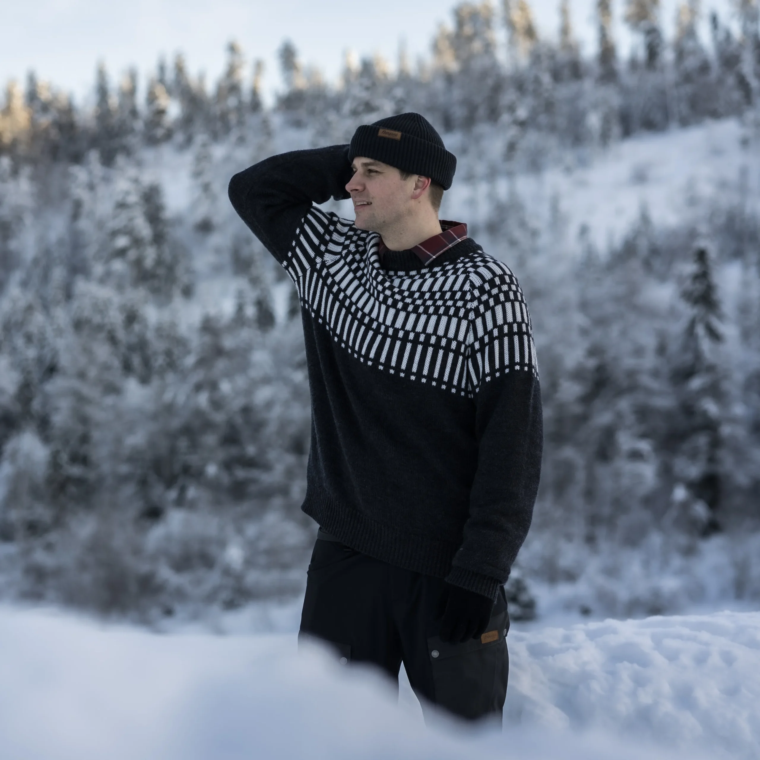 Cheap Bergans Nordmarka Merino Jumper Men - Dark Shadow Grey / Aluminium