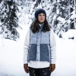 Sale Bergans Nordmarka Outdoor Down Vest Women - Husky Blue / Orion Blue