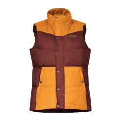 Best Sale Bergans Nordmarka Outdoor Down Vest Women - Amarone Red / Golden Field