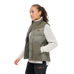 Store Bergans Nordmarka Outdoor Down Vest Women - Green Mud