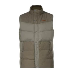 Best Bergans Nordmarka Outdoor Down Vest Men - Green Mud