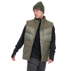 Best Bergans Nordmarka Outdoor Down Vest Men - Green Mud