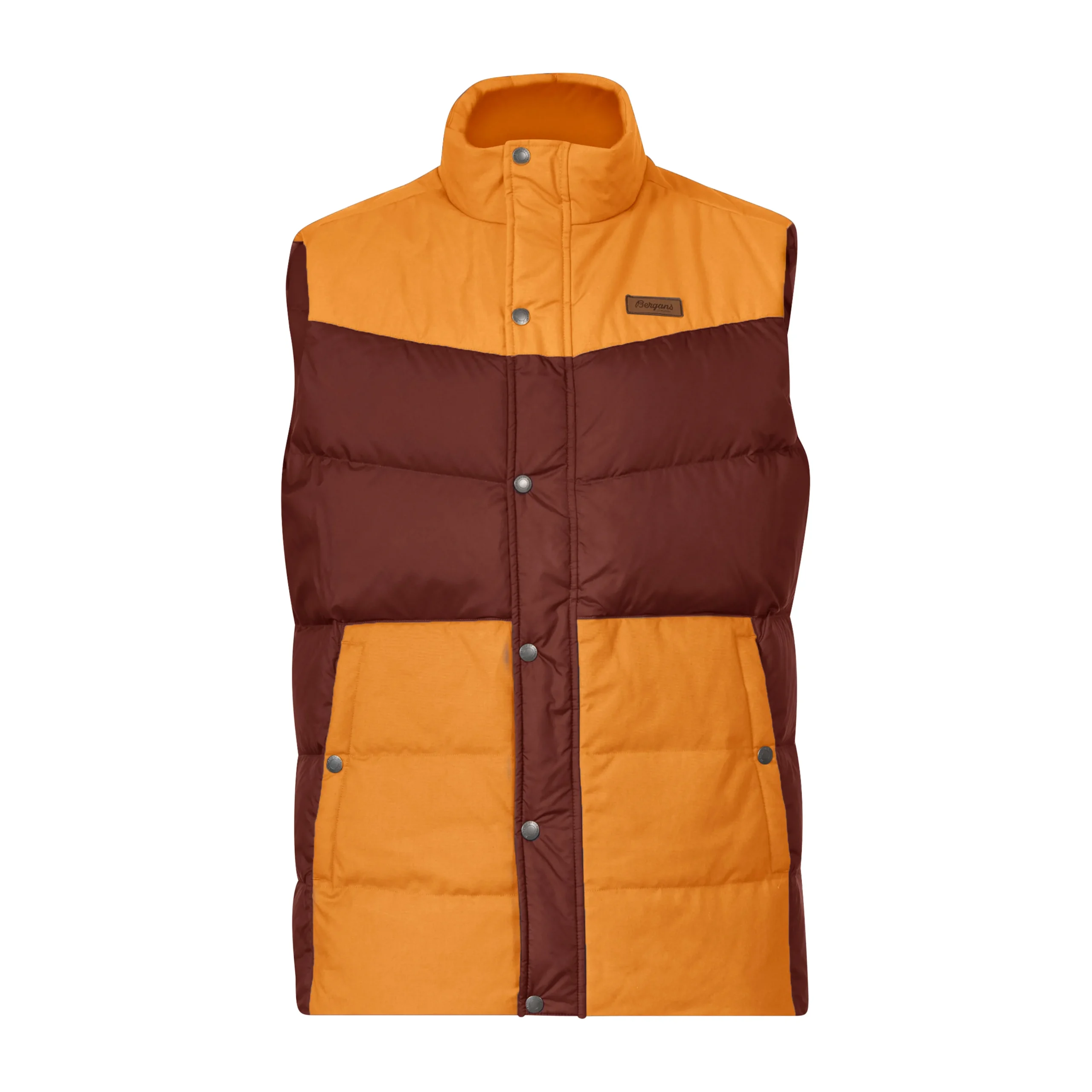 Online Bergans Nordmarka Outdoor Down Vest Men - Amarone Red / Golden Field