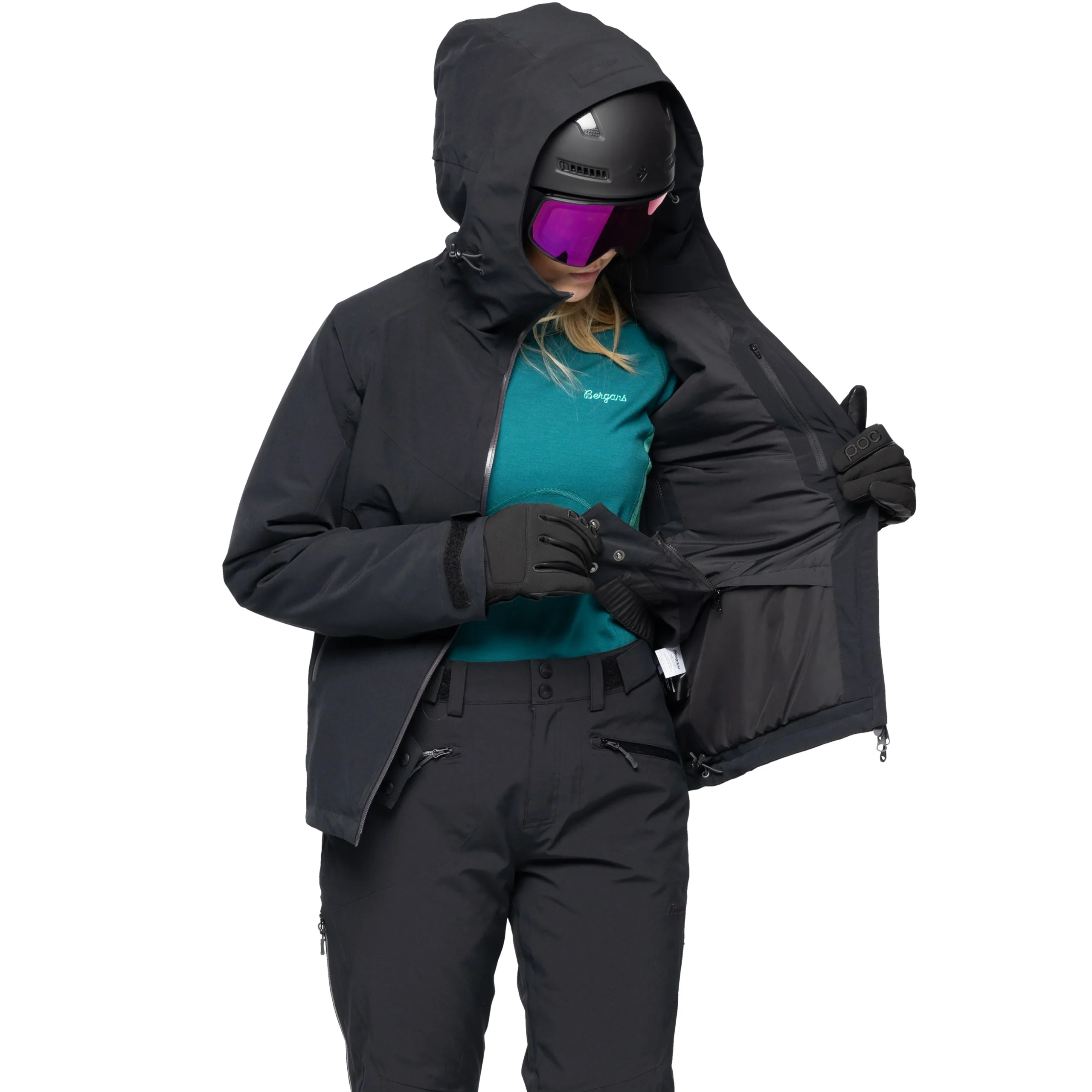 Shop Bergans Oppdal Insulated W Jacket - Black