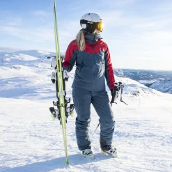 Shop Bergans Oppdal Insulated W Jacket - Orion Blue / Red