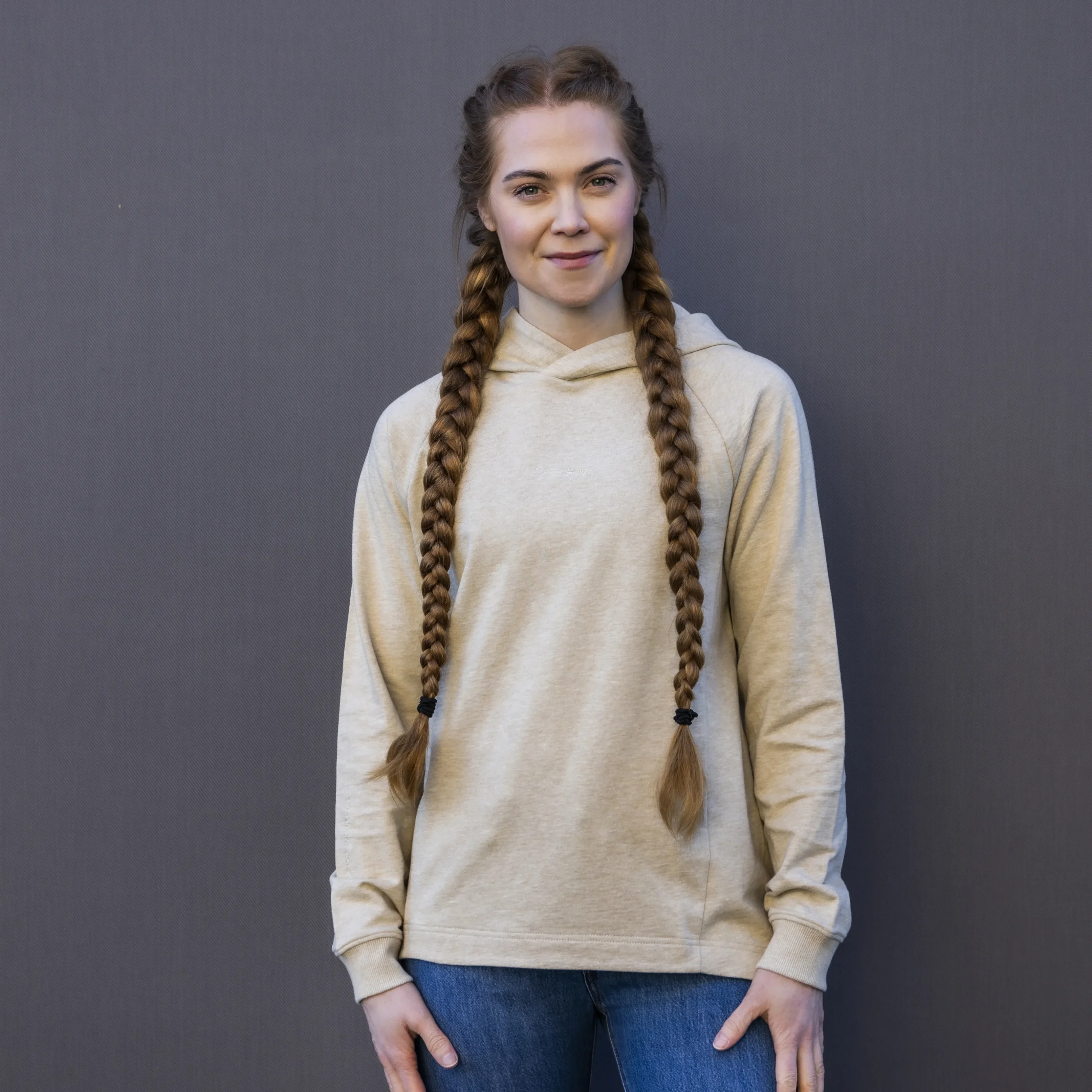 Cheap Bergans Oslo Urban Comfy Hoodie Unisex - Chalk Sand