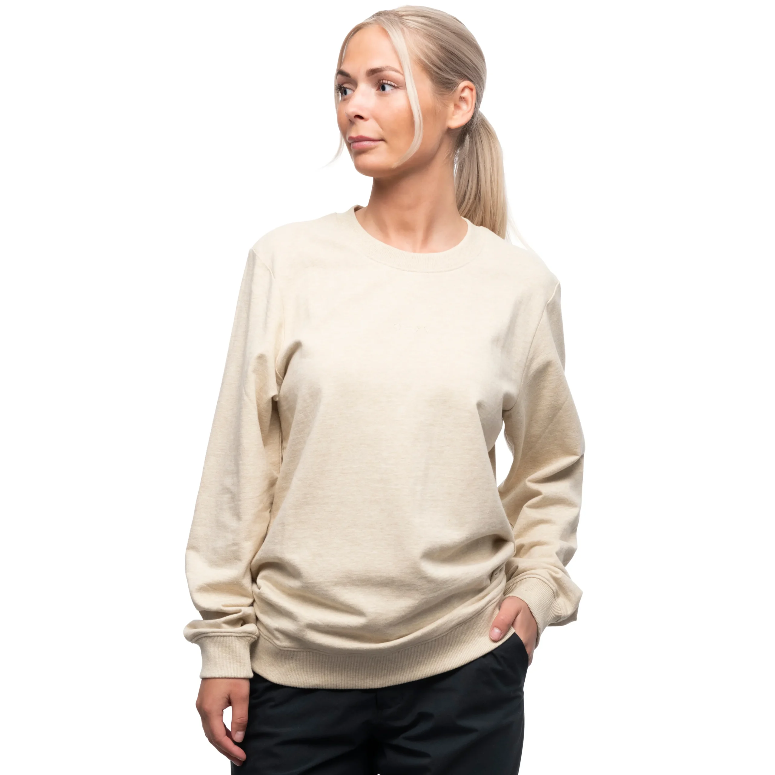 Flash Sale Bergans Oslo Urban Comfy Sweater Unisex - Chalk Sand