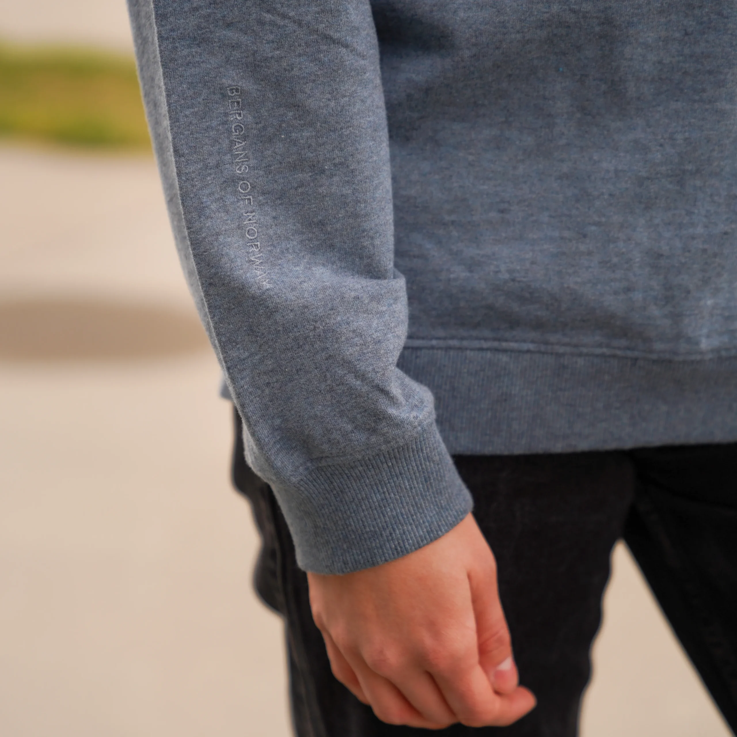 Cheap Bergans Oslo Urban Comfy Sweater Unisex - Orion Blue