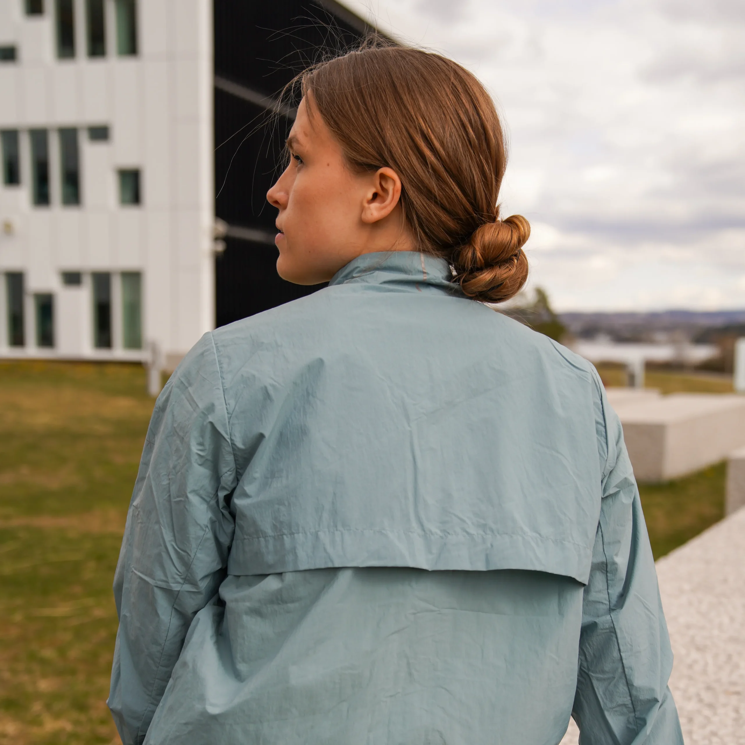 Hot Bergans Oslo Urban Commute Windbreaker Jacket Women - Smoke Blue