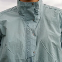 Hot Bergans Oslo Urban Commute Windbreaker Jacket Women - Smoke Blue