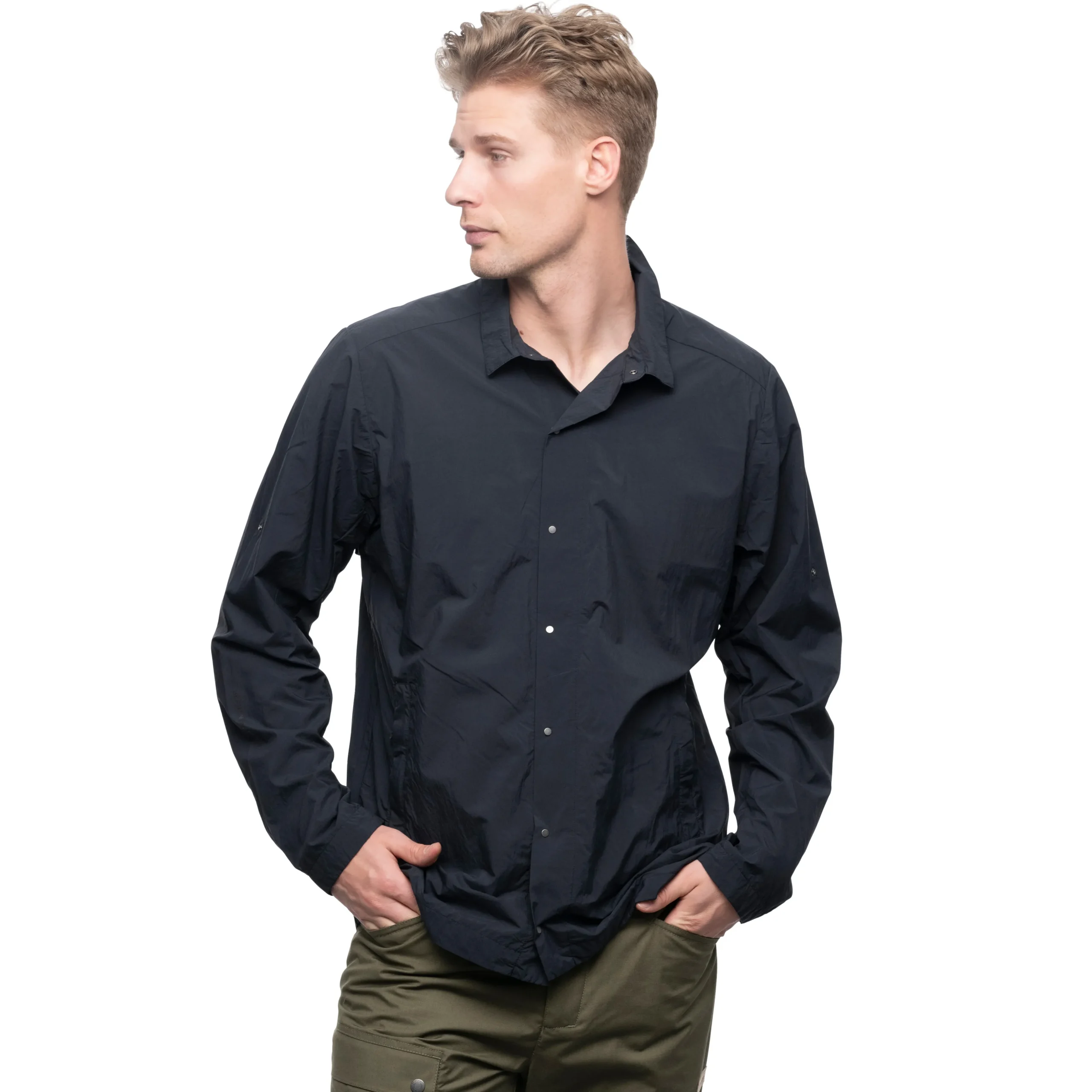 Flash Sale Bergans Oslo Urban Commute Windbreaker Jacket Men - Black