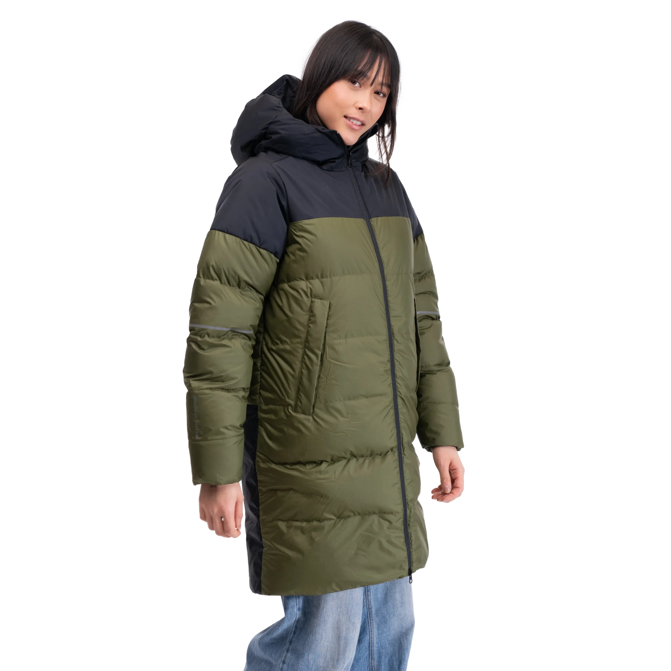 Best Sale Bergans Oslo Urban Down Parka - Dark Olive Green / Black